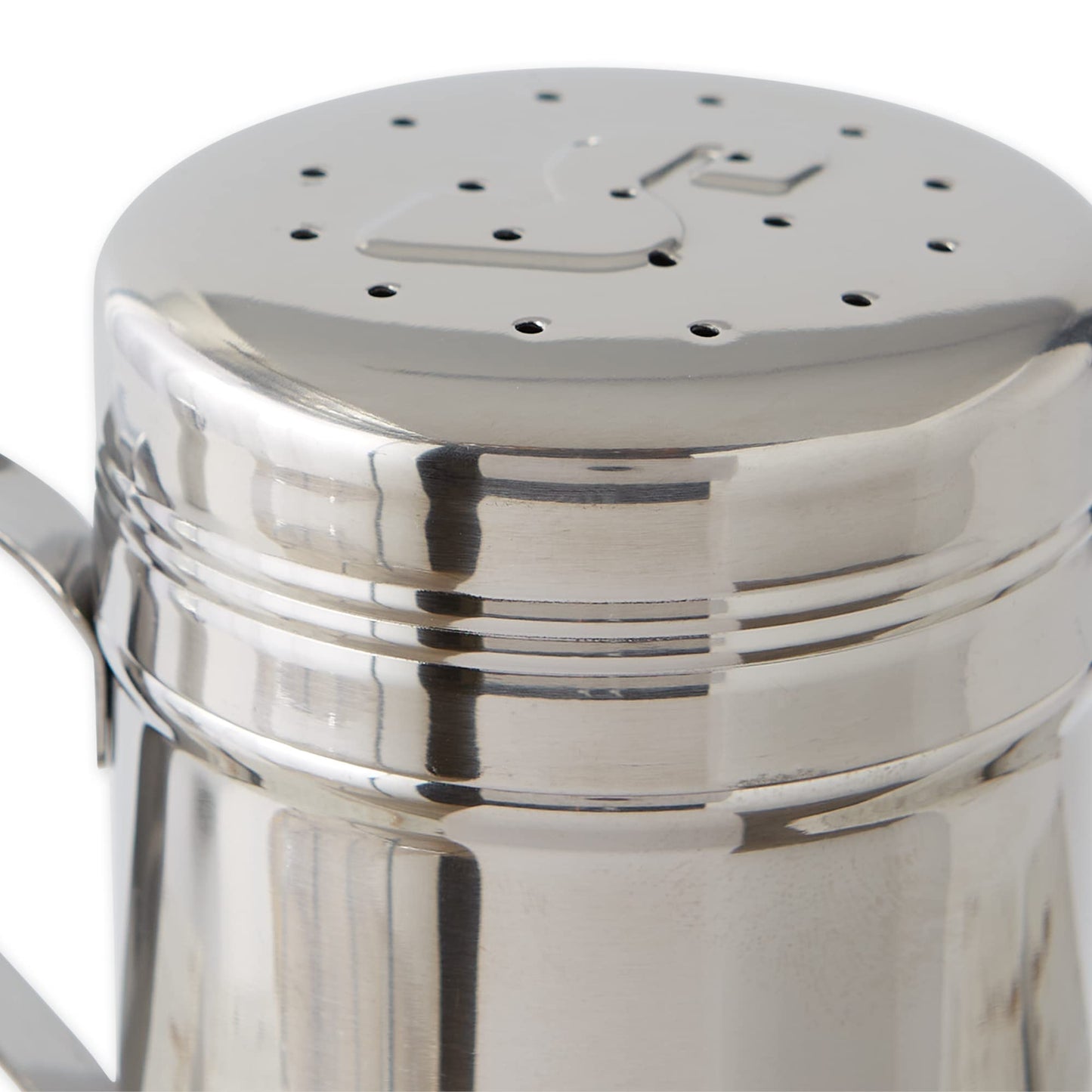 RSVP International Endurance Kitchen Shaker Collection, Dishwasher Safe, Salt & Pepper Set, 10-Ounce, Stainless Steel