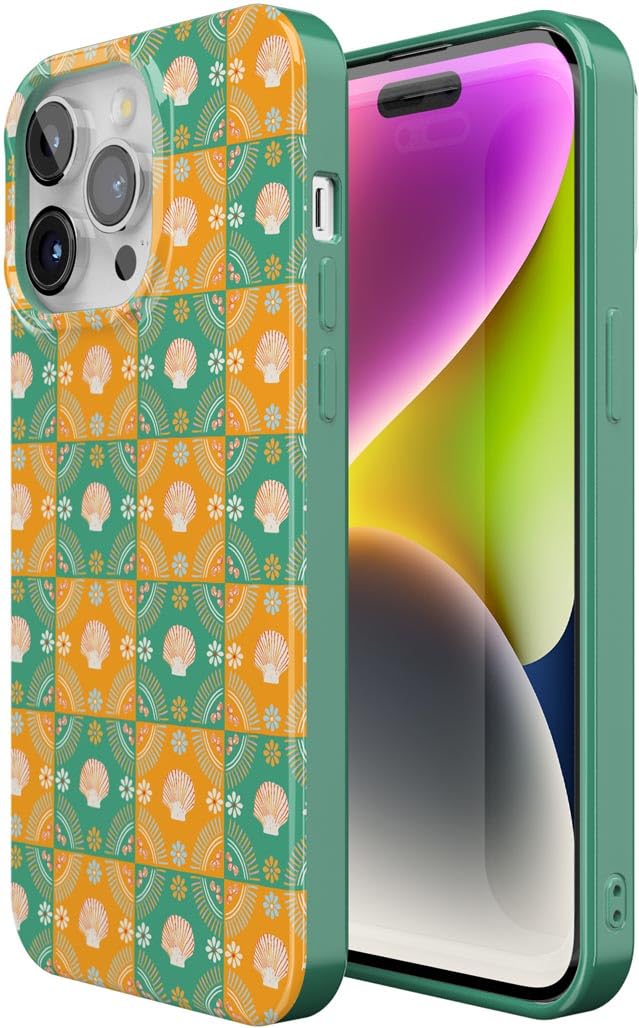 Casely iPhone 13 Pro Case | Fit Check | Neutral Checkerboard | Compatible with MagSafe | Classic Ultra Slim Design