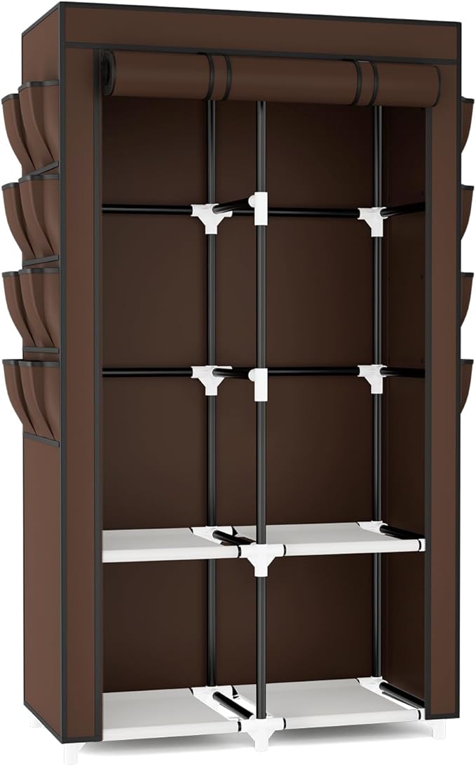 Portable Closet for Hanging Clothes, Portable Wardrobe Closet