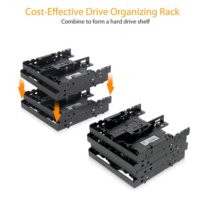 Icy Dock Flex Fit Quattro MB344SP – Mounting Frame for 4 x 2.5 Inches (6.4 cm) SSD/HDD IN 1 x 5.25 Inches (13.3 cm)