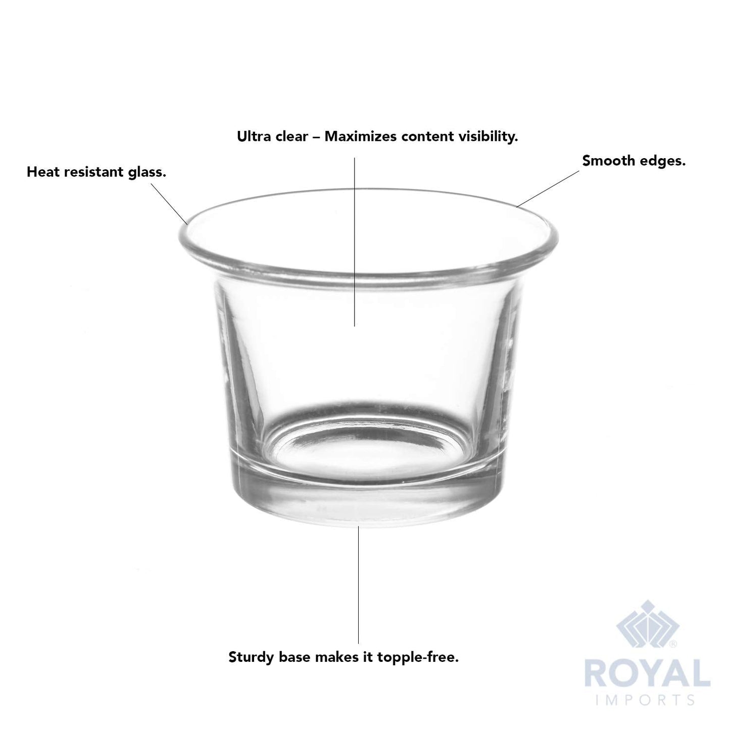 Royal Imports Candle Holder Hanging Oyster Votive Tealight Glass for Wedding, Birthday, Holiday & Home Decoration, Set of 12
