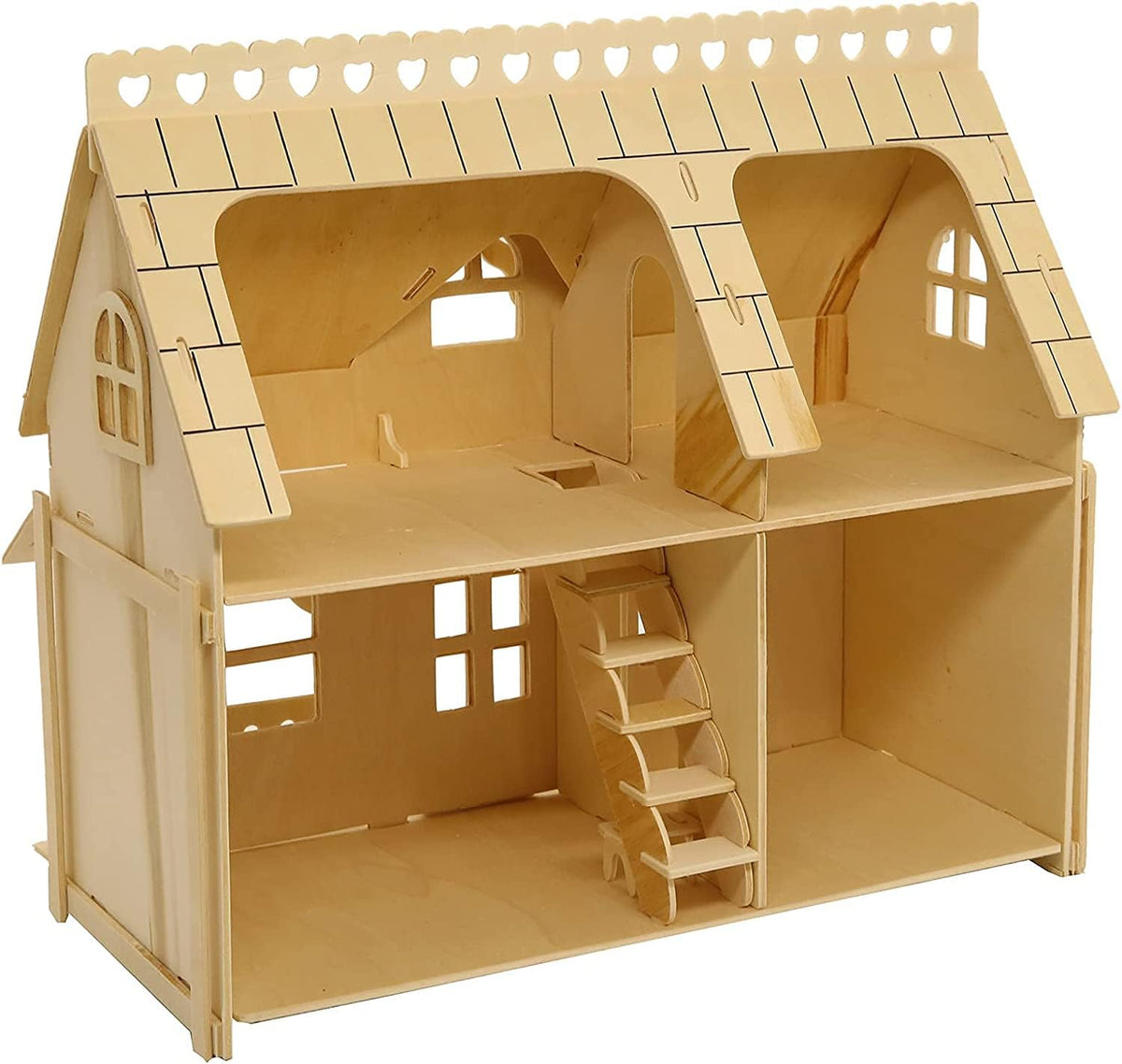 3D Puzzle House, Fantasy Villa Model Kit with Dollhouse Furniture