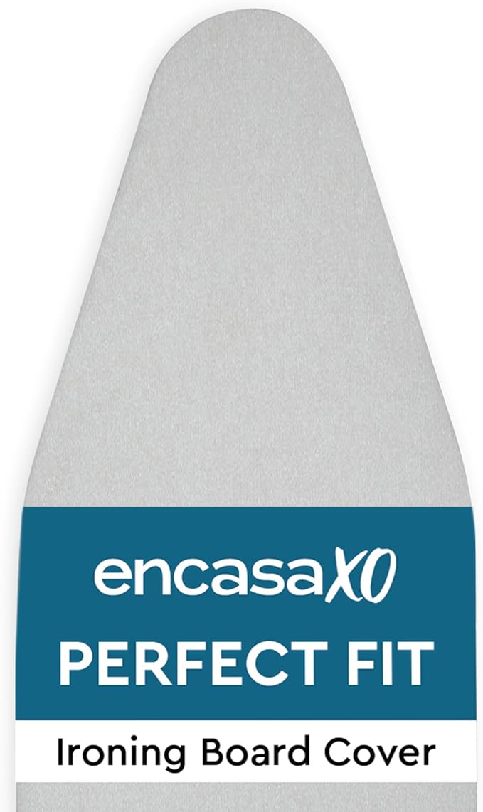 Encasa XO Ironing Board Cover and Pad 54"x15" - 4mm Felt & 2mm Foam Metallized