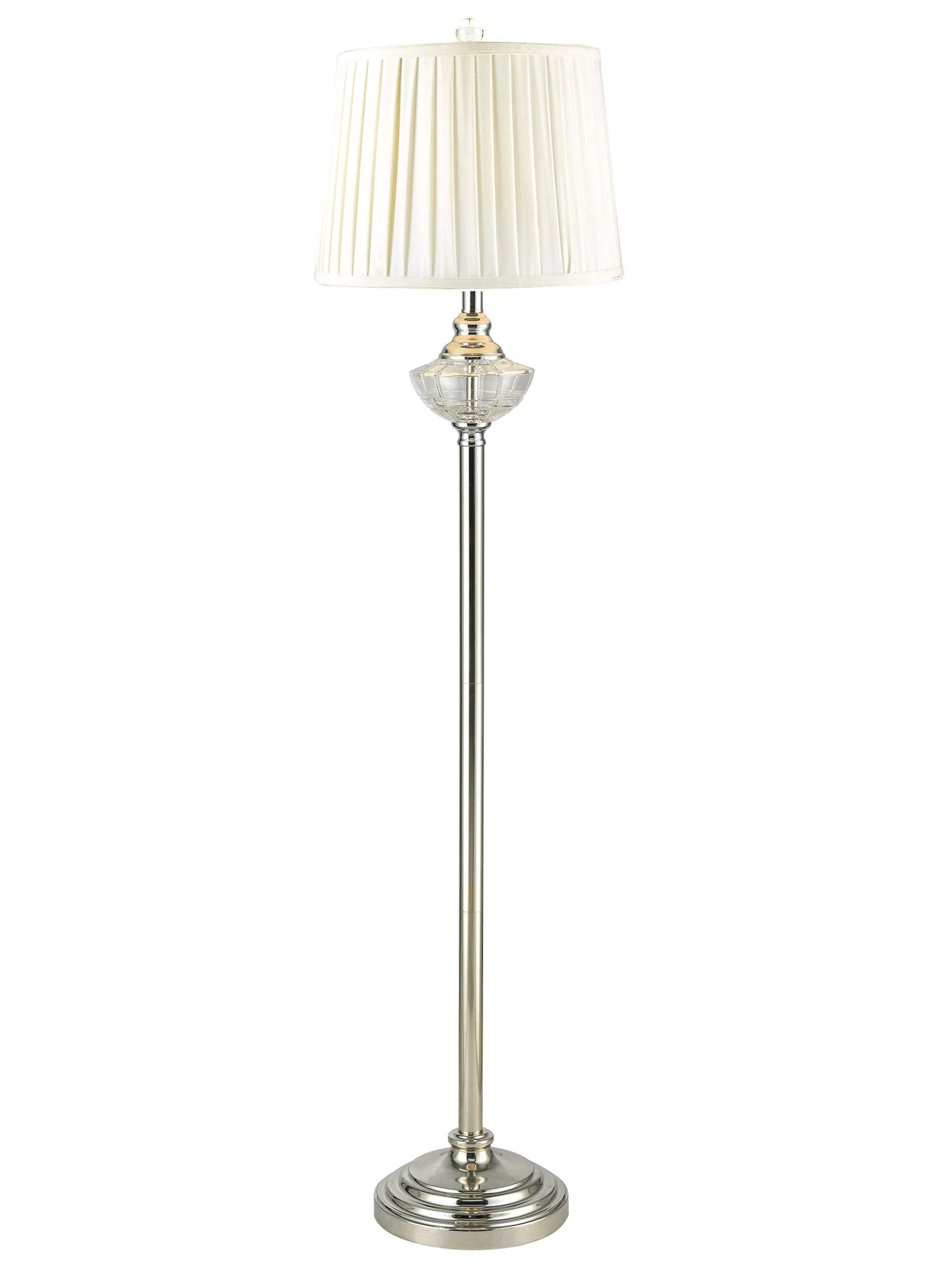 Dale Tiffany SGF17175F 24% Lead Crystal Floor Lamp, Leyla