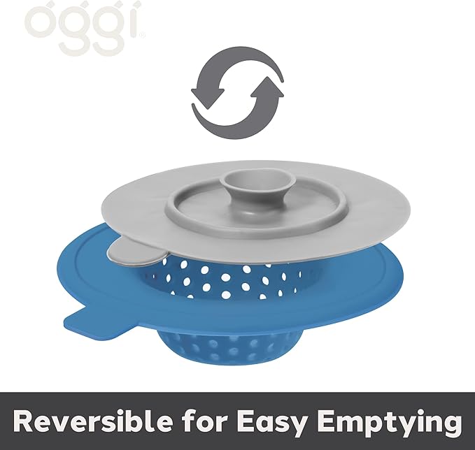 OGGI Silicone Sink Strainer & Stopper Set- Great Kitchen Sink Strainer