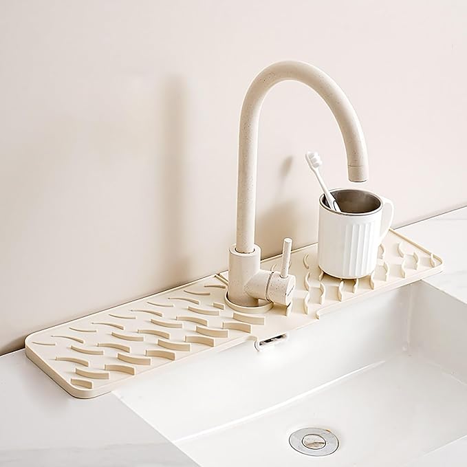 Silicone Faucet Splash-Proof pad, Universal Faucet Cover, Suitable