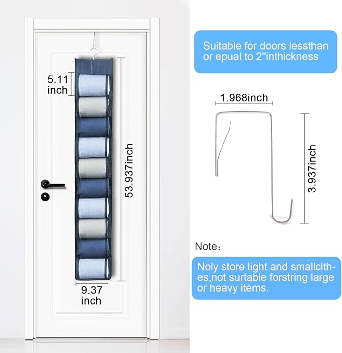 2-Pack Hanging Legging Organizer