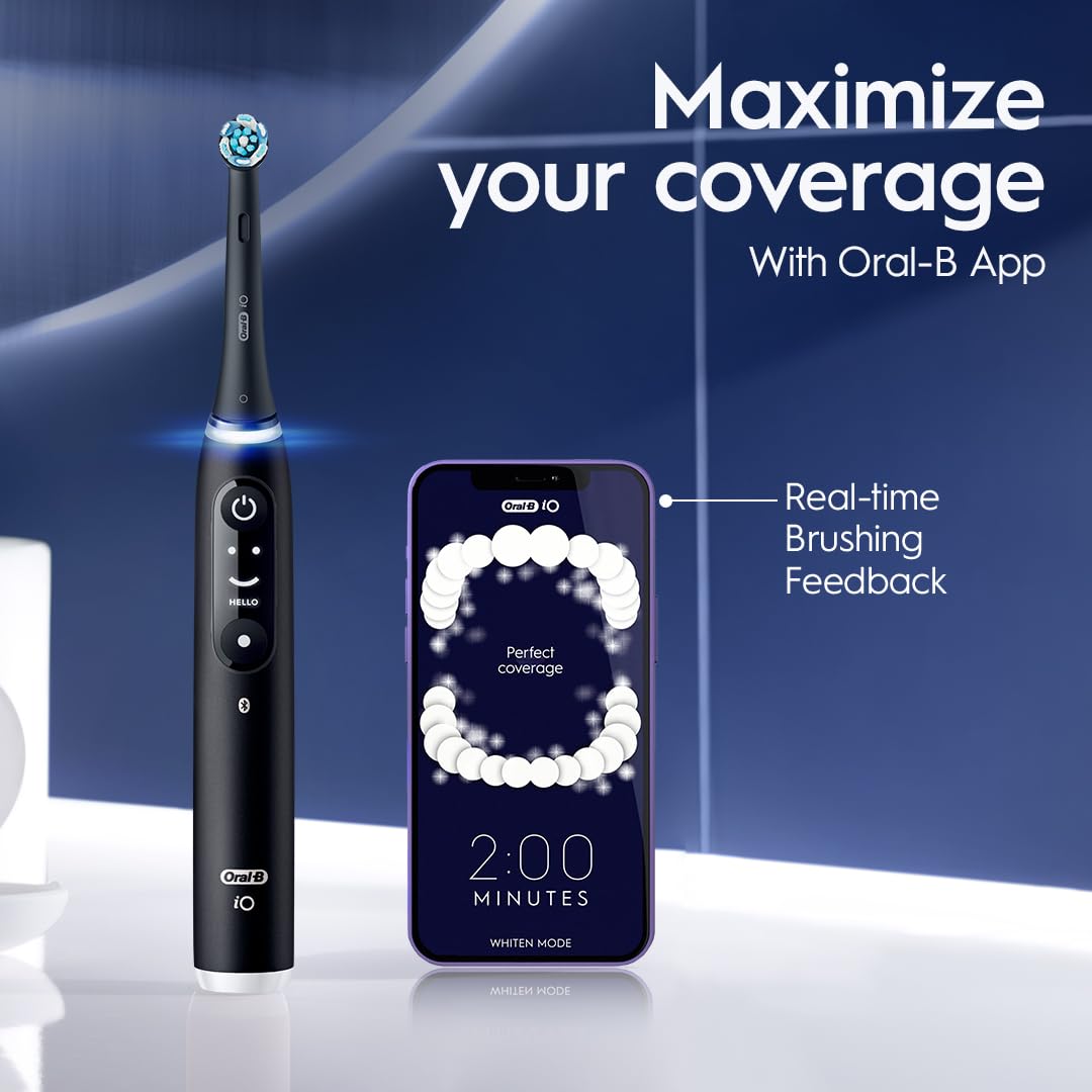 Oral-B iO Series 6 Electric Toothbrush with (1) Brush Head, Gray Opal