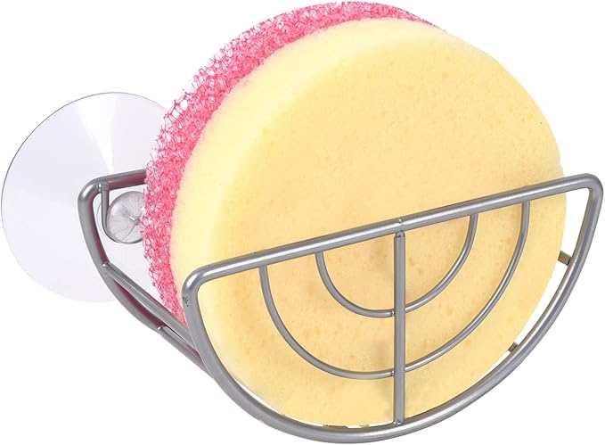 YeeBeny Kitchen Sink Suction Holder, Suction Cup Sponge Holder, Sponge Caddy