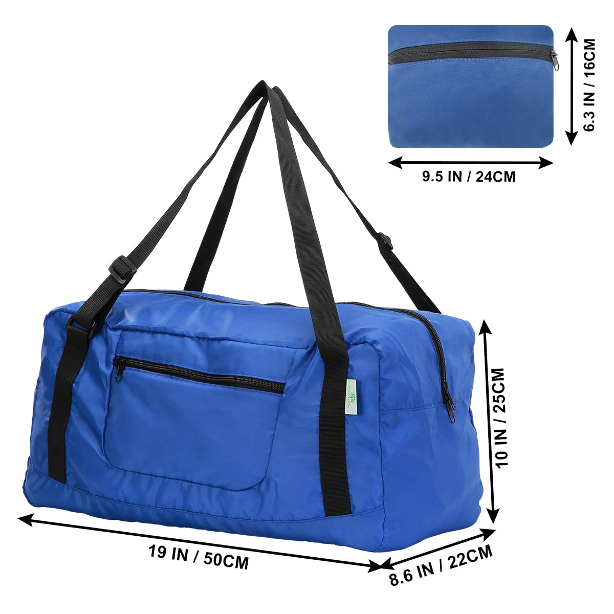HOLYLUCK Foldable Travel Duffel Bag For Women & Men Luggage Great for Gym, blue, OneSize, Travel Bag