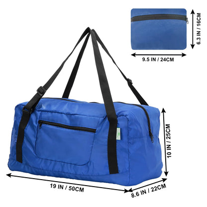 HOLYLUCK Foldable Travel Duffel Bag For Women & Men Luggage Great for Gym, blue, OneSize, Travel Bag