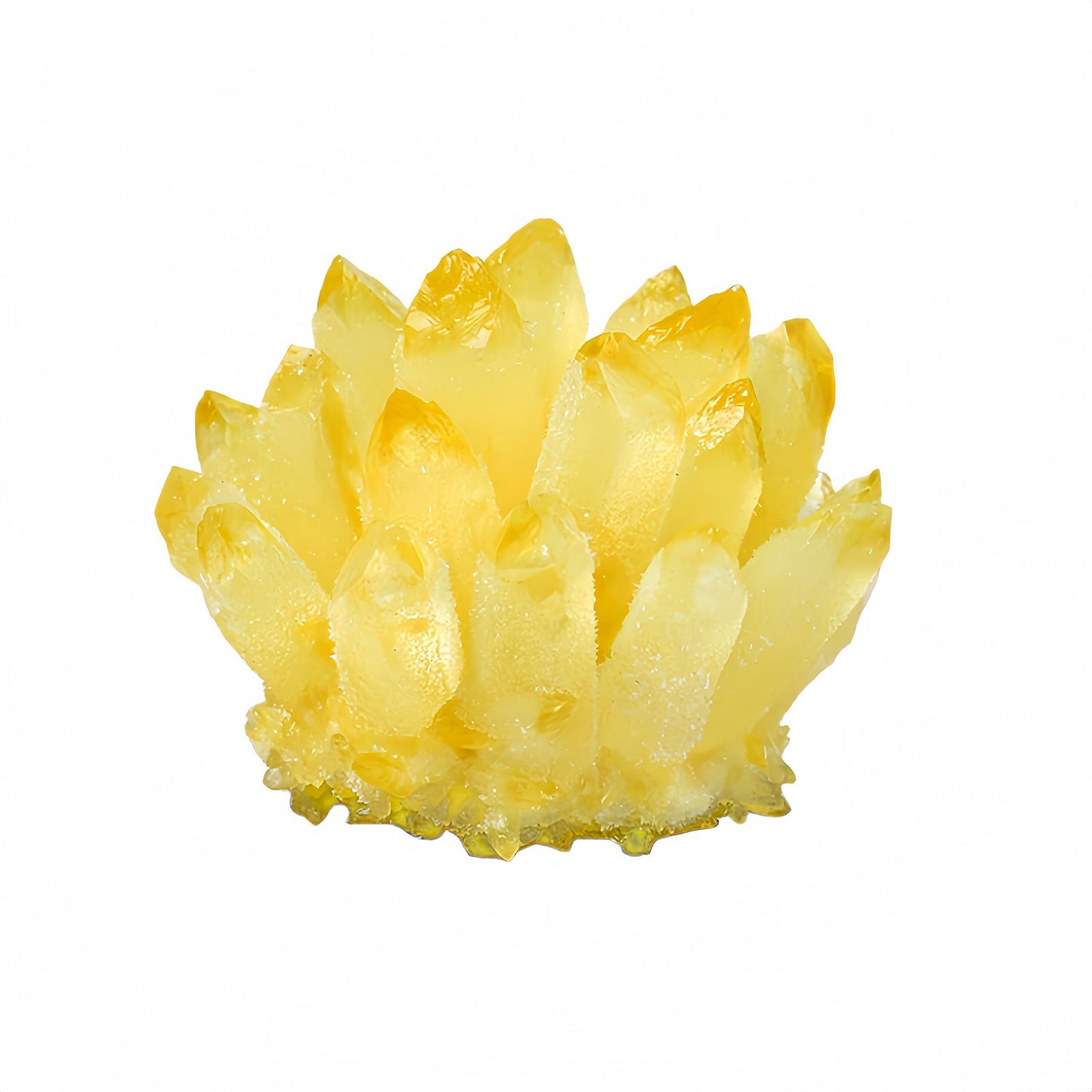 Large Citrine Crystal Clusters Yellow Crystal Citrine Stone Crystal Clusters for Healing Citrine Crystals Used for Room Decoration (1.1lb-1.3lb)