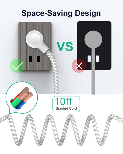Travel Essentials - Mifaso Power Strip with USB, Compact Flat Plug Extension Cord 5ft with 3 Outlets 4 USB Ports, Non Surge Cruise Must Haves, Cruise Ship Essentials, Dorm Room, Apartment Essentials