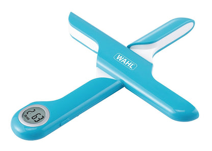 WAHL Compact Folding Scale, Kitchen Weighing Scales, Digital, 5kg Capacity, Cooking and Baking Scale, Travel and Camping, Portable, Pocket Sized, LCD Display, Blue