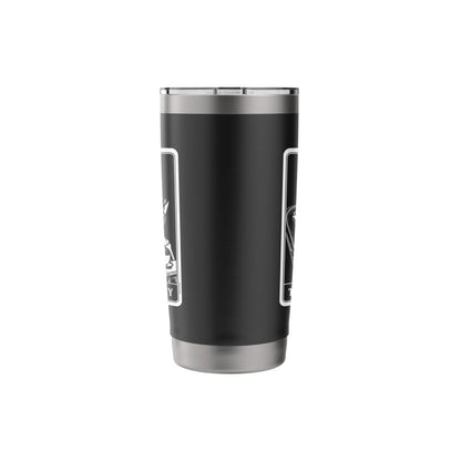 The Homebody Tarot Card Indoorsy Skeleton Introvert Stainless Steel Insulated Tumbler
