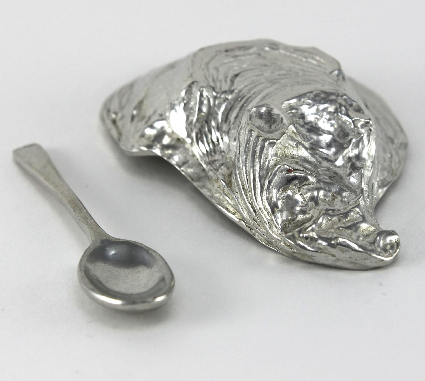 Basic Spirit Pewter Oyster Shell Salt Cellar