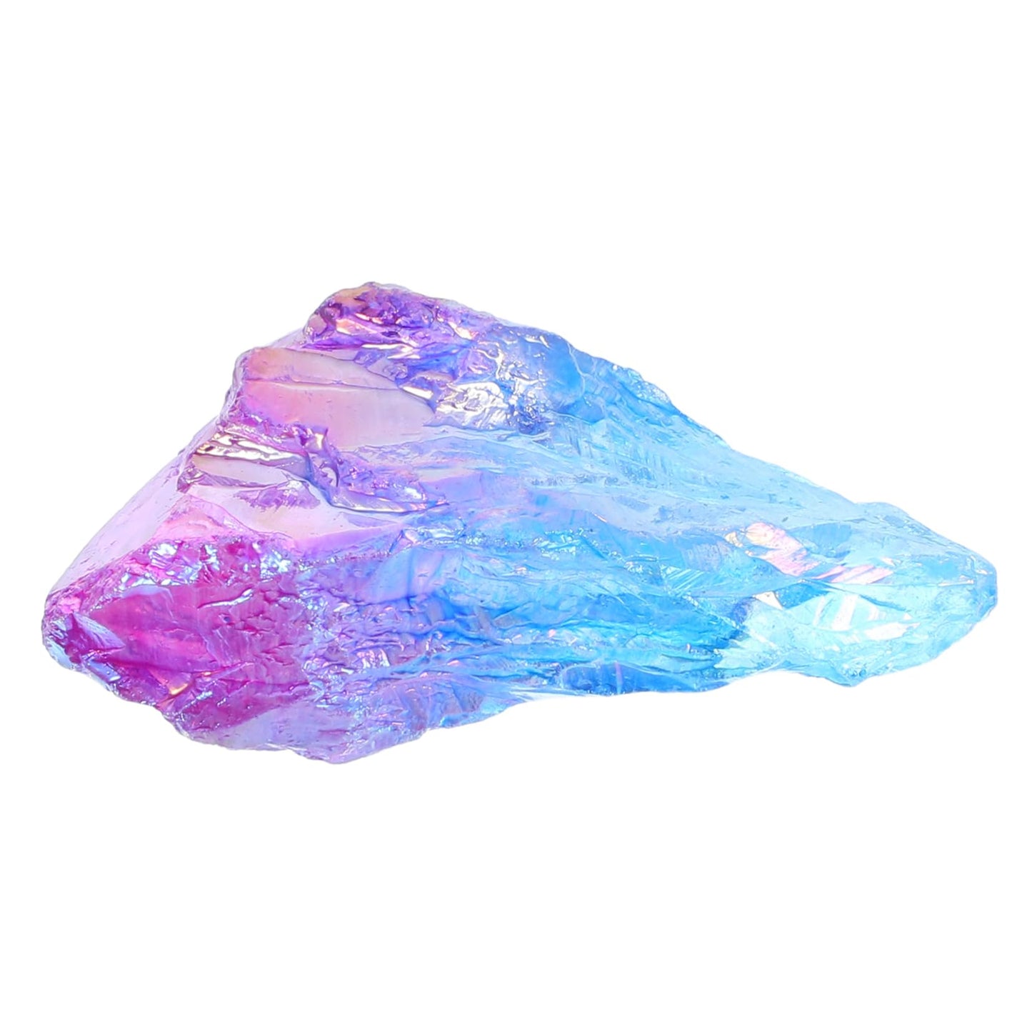 YOSADIER Natural Crystal Stone Column Ornament 2.16 Inch Clear Decorative Art Craft for Home Office Desktop Meditation and Collectible Gift