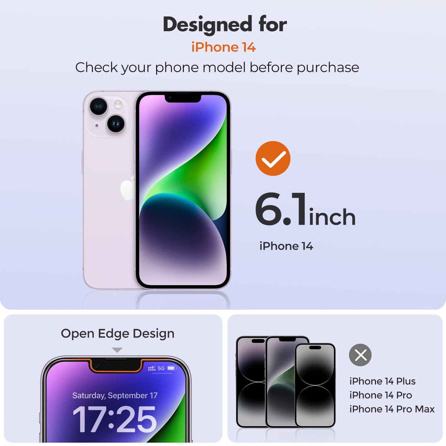 UNBREAKcable Shatterproof Tempered Glass Screen Protector for iPhone SE 2022/SE 2020, iPhone 8/7 [3-Pack] [99.99% HD Clear] [Easy Installation Frame] [9H Hardness][Bubble Free] for Apple 4.7''