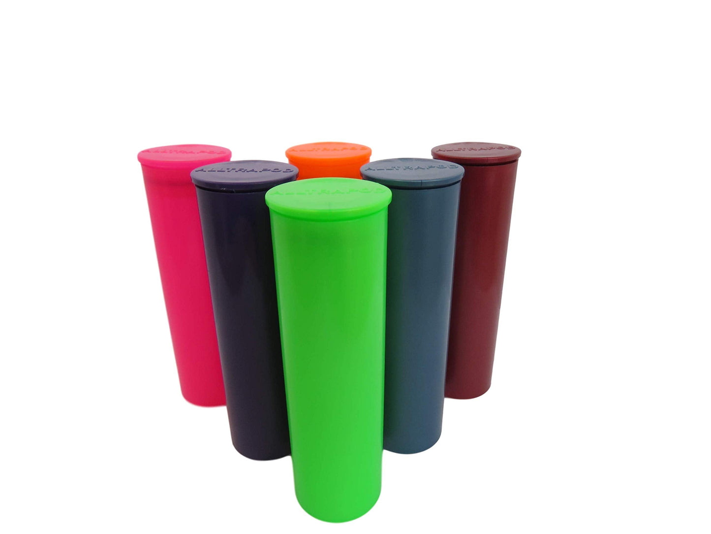 Alltrapod - Large Capacity, Fully Smell Proof, Water Proof Containers - Bundle of 6 (Red, Blue, Green, Pink, Purple, Orange)