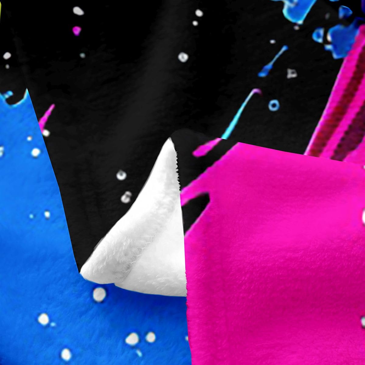 jejeloiu Ice Cream Baseball Plush Throw Blanket Sweet Sport Hybrid Flannel Blanket Soft Baby 30"x40" Pink Blue All Season Graffiti for Couch Bed Sofa Bedroom Decor