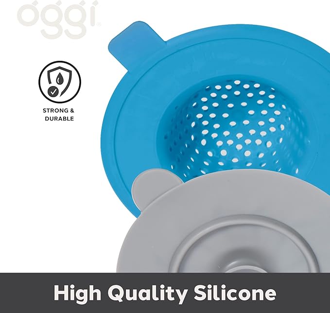 OGGI Silicone Sink Strainer & Stopper Set- Great Kitchen Sink Strainer
