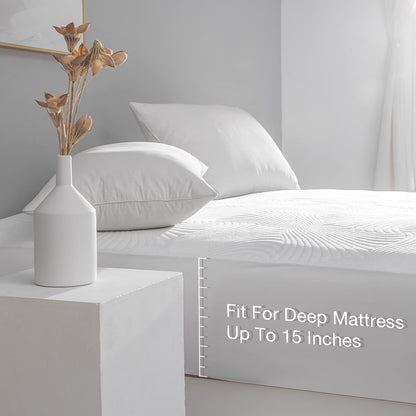 King Size Electric Heated Mattress Pad - Bed Warmer with Memory & Preheat Functions, 12 Heat Settings Dual Control for 1-12 Hours Auto Off, Lighted Button