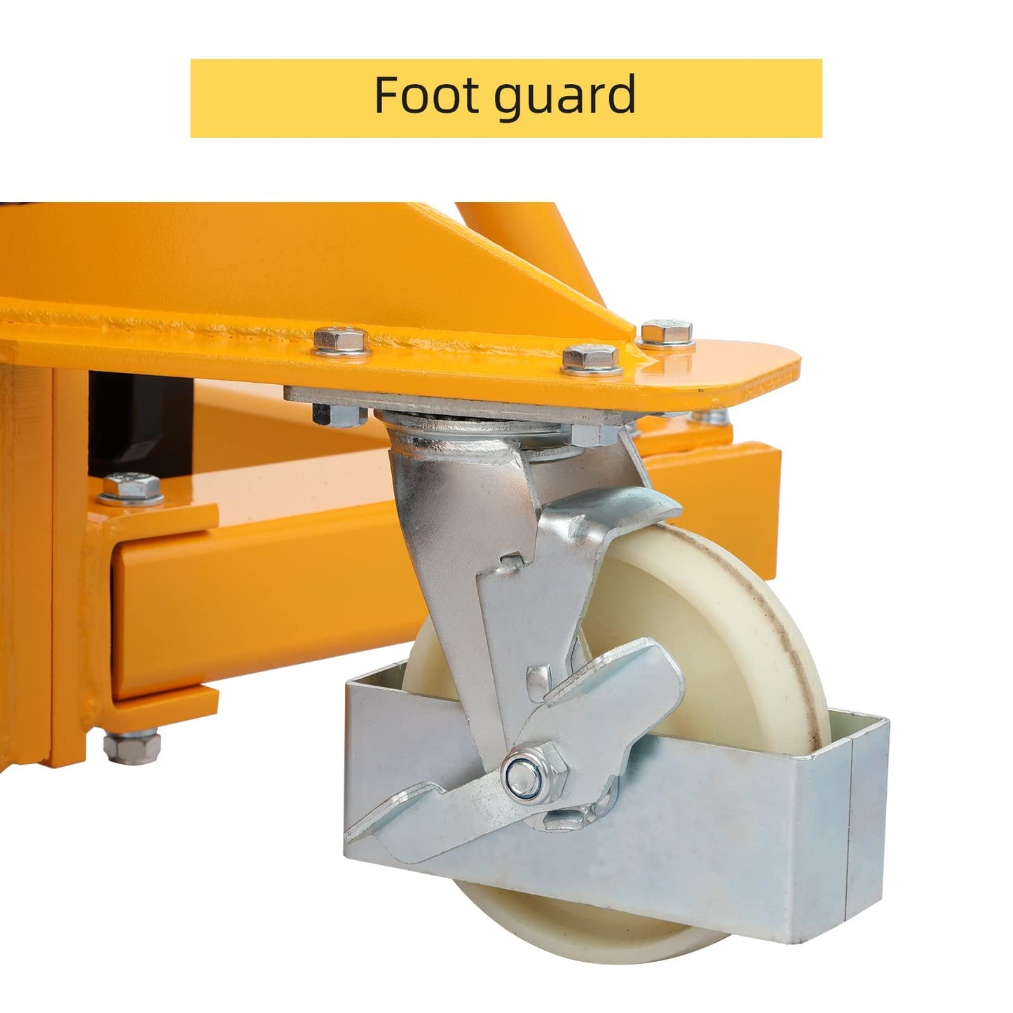 APOLLOLIFT 2 Pices Manual Stacker 2200lbs Capacity 63" Lift Height Pump Fixed Leg Lift Truck Pallet Stacker Suitable for Open Bottom Pallet