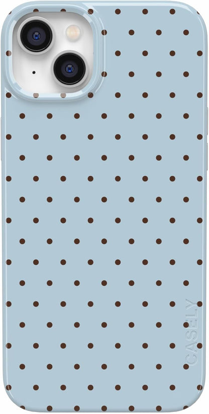 Casely iPhone 14 Case | Fit Check | Neutral Checkerboard | Compatible with MagSafe | Classic Ultra Slim Design