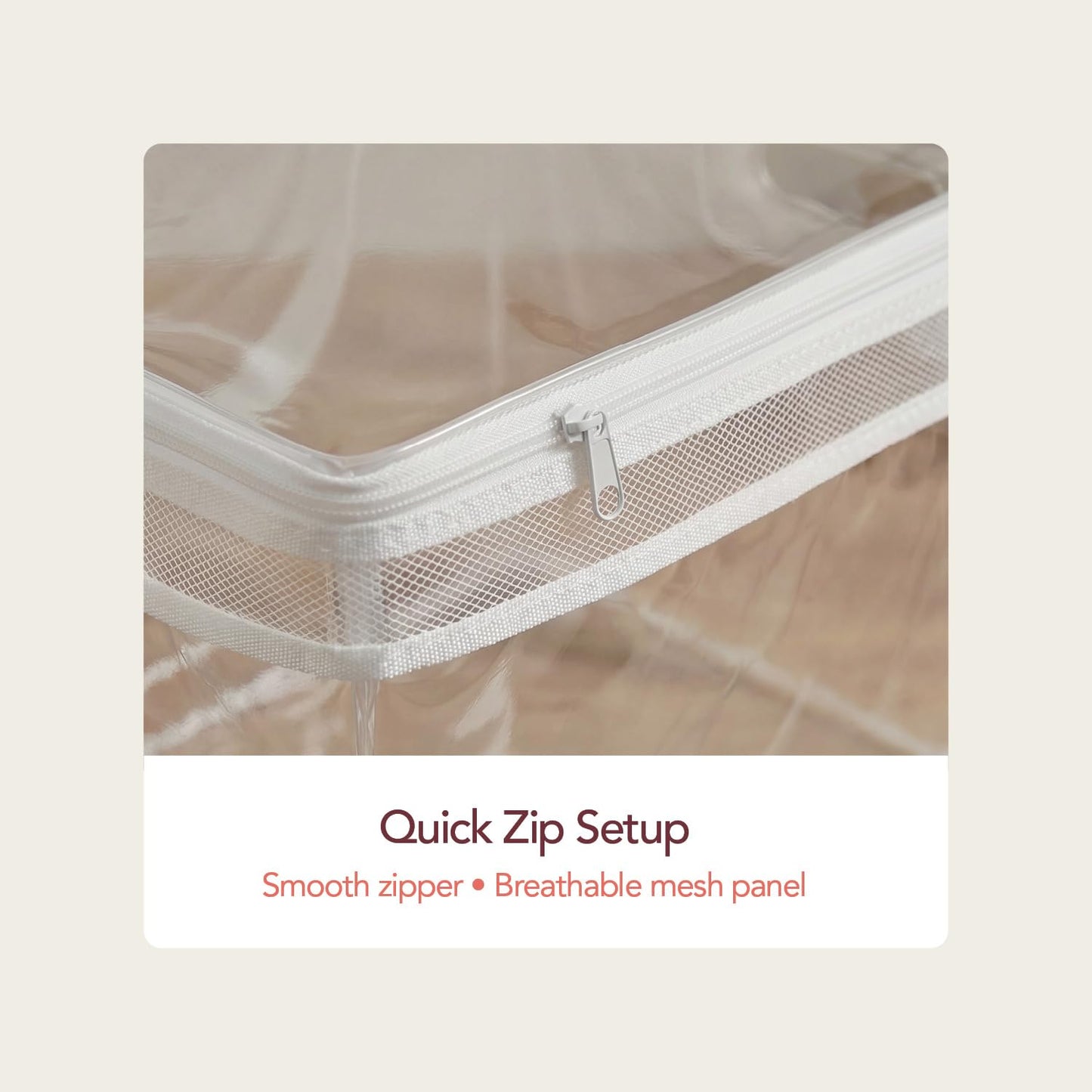 20 Gallon Jumbo Clear Storage Bags with Zipper, 2 Pack Extra Large Under Bed Storage Bags (15.75x26x11.9 in) Transparent Plastic Bags for Clothes, Blankets, Comforters, Quilts & Seasonal Storage