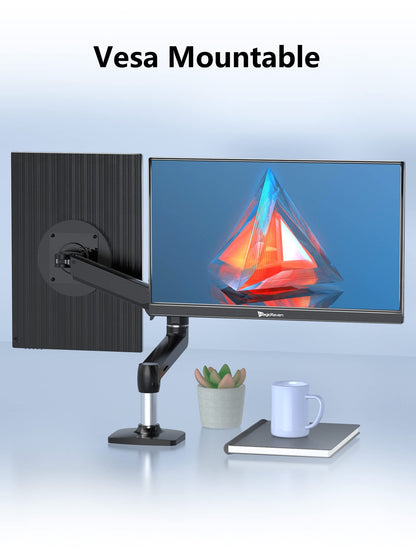 4K Portable Monitor, 16" 3840x2400 IPS Laptop Screen, 1500:1, 400 Nits Screen USB C HDMI Computer Gaming Display with Speakers & Smart Cover, Travel Monitor for PC Phone PS5/4 Xbox Switch