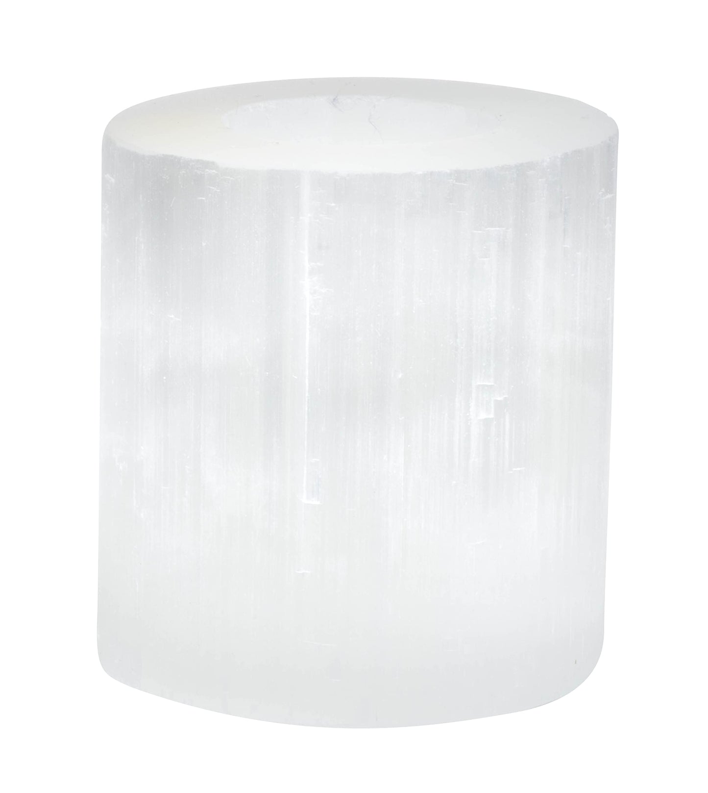 The Chrysalis Stone | Selenite Candle Holder | 1 Pc