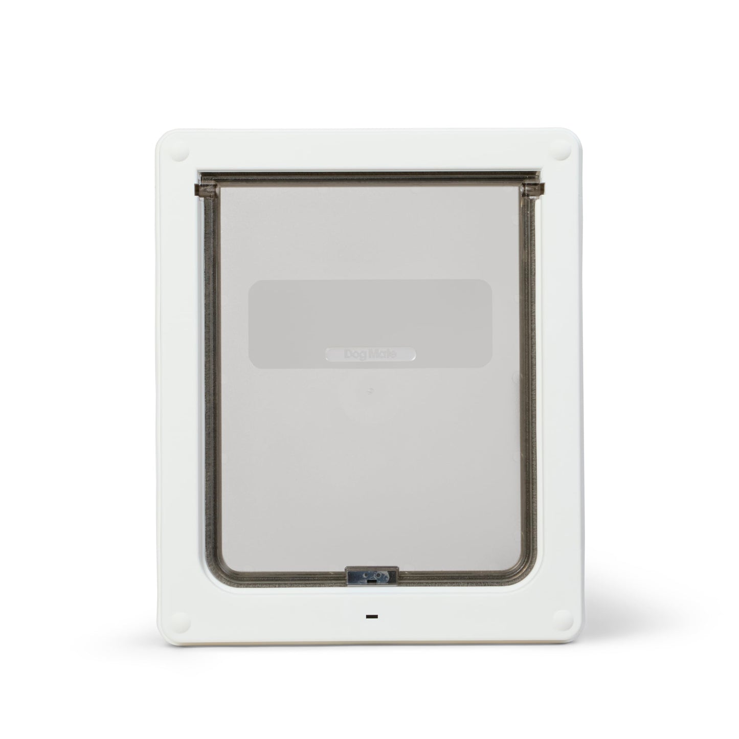 Dog Mate Lockable Medium Dog Door (215) - Flap for Medium Dogs and Large Cats, for UPVC, wall and wood, Securely Designed for your Pets, White