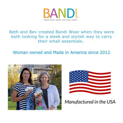 BANDI Running Belt for Women & Men – USA Made No-Bounce Adjustable Waist Pack & Secure Fanny Pack – Fits All Phones, Gels & Essentials – Zipper-Free, Medical Device Friendly