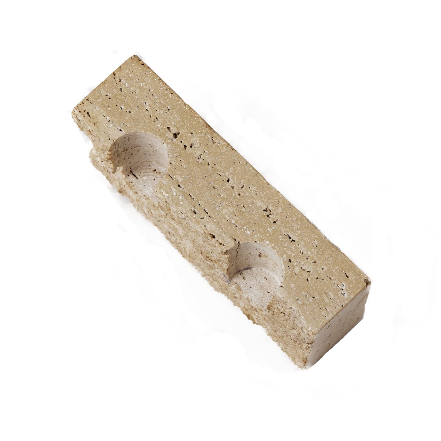 Marble Taper Candle Holder,Travertine Stone Candlestick Holder, Beige