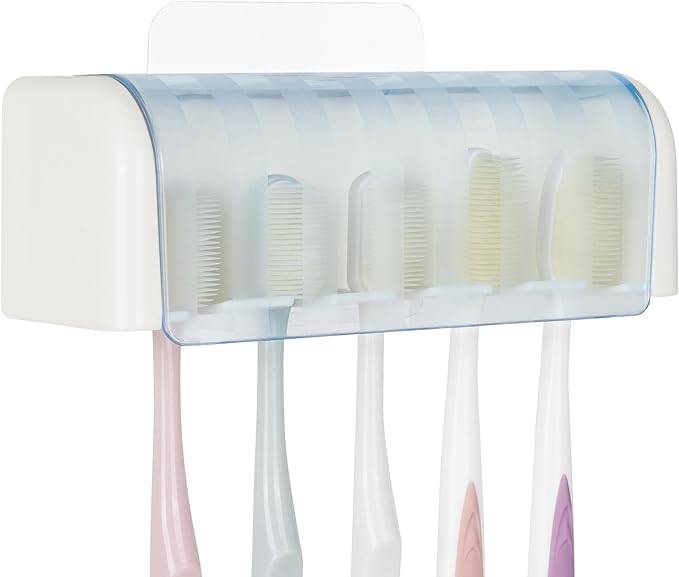 5 Slots Wall Mount Toothbrush Holder
