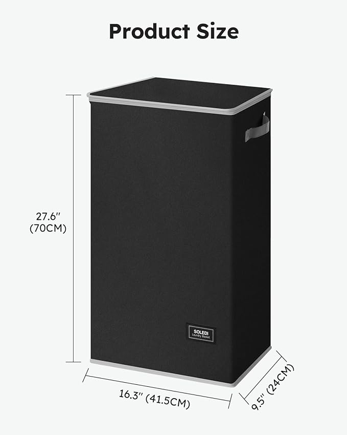 SOLEDI Slim Laundry Hamper