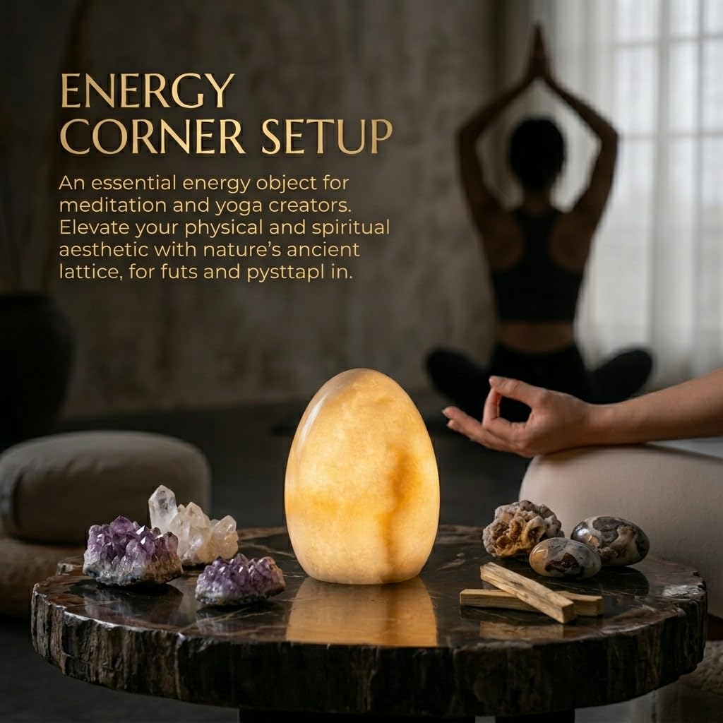 Lierlava 100% Natural Quartz Stone Tap Lamp, 2.4lbs Heavy Cordless Table Lamp, 8mm Translucent Zen Ambient Night Light, 3-Way Dimmable Tap-Activated Battery Operated Nightstand Decor, White