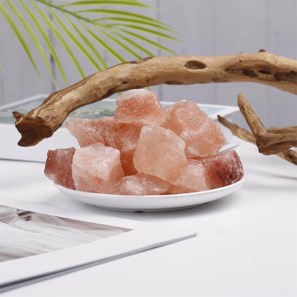 BEINUANCRYSTAL Natural Himalayan Saltwater Mine Crystals Home Decorations for Home 300g
