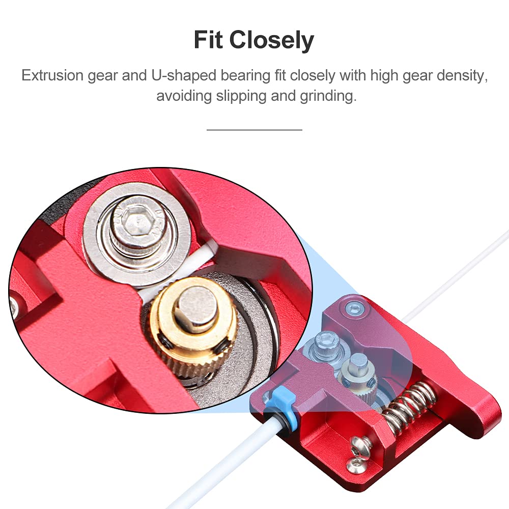 Creality Official Extruder for Ender 3 3D Printer Aluminum Drive Feed Bowden Extruders Upgrade Accessories Kit for Ender 3, Ender 3 Pro, Ender 3 V2, Ender 3 Max, Ender-5 Series and CR-10 Series