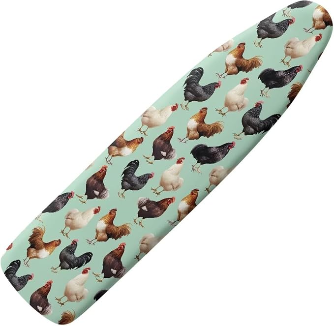Rooster Ironing Board Cover Heat Reflective Stain Resistant Ironing Board Covers