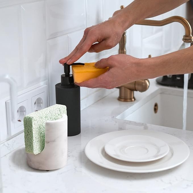 Marble Sponge Holder Sink Sponge Caddy