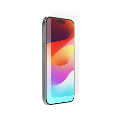ZAGG Glass Elite Screen Protector for iPhone 16 Pro - 5X Stronger, Reinforced Edges, Ultra-Strong Tempered Glass, Scratch Resistant, Anti-Smudge, Easy Installation, InvisibleShield, Eco-Friendly