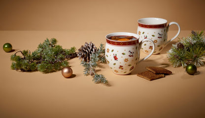 Villeroy & Boch Delight 2-Piece Mug Set, X Mas Tree