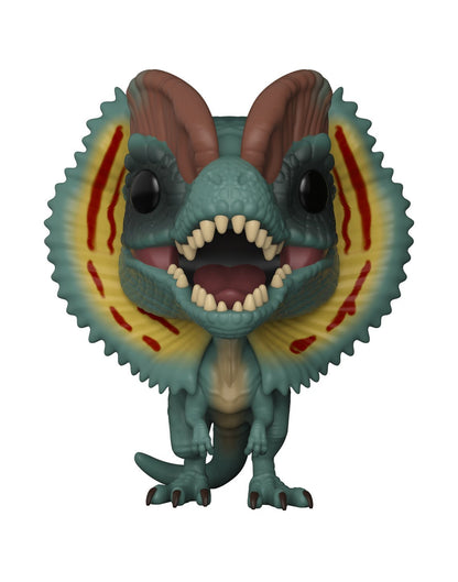 Funko POP! Movies: Jurassic Park - Dilophosaurus - 1/6 Odds for Rare Chase Variant - Collectable Vinyl Figure - Gift Idea - Official Merchandise - Toys for Kids & Adults - Movies Fans