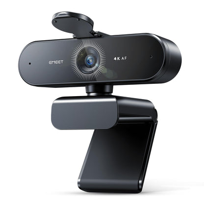 EMEET NOVA 4K Webcam for PC - Ultra 4K HD, PDAF Autofocus, Dual Noise-Cancelling Mics, 73° FOV, Auto Light Correction, USB-A, Privacy Cover, Ideal for High-End Business Meetings&Live Streaming