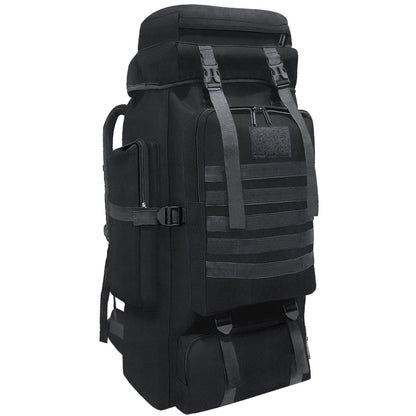 Wesoke 80L Camping Hiking Backpack for Men, Extra Large Survival Hunting Backpack, Waterproof Big Molle Military Tactical Rucksack, Oversized Outdoor Sport Travel Daypack (80L, Black)