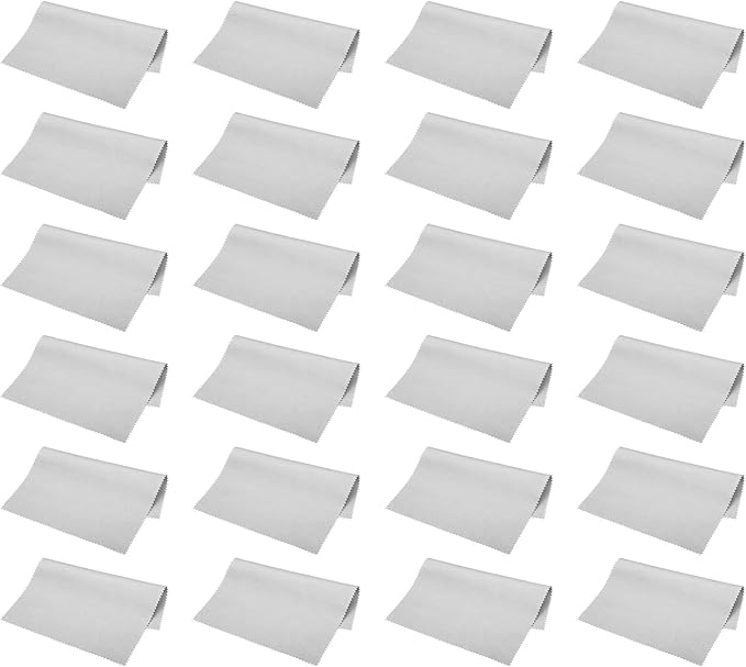 PATIKIL Eyeglass Microfiber Cleaning Cloth 7"x6", 24 Pack Glasses Cleaning
