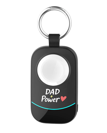 Dad Gifts for Father Day Power - Portable Charger Keychain for Apple Watch Power Bank Dad Gifts, Magnetic Wireless Charging Compatible with iWatch, Travel Essential Gift for Men