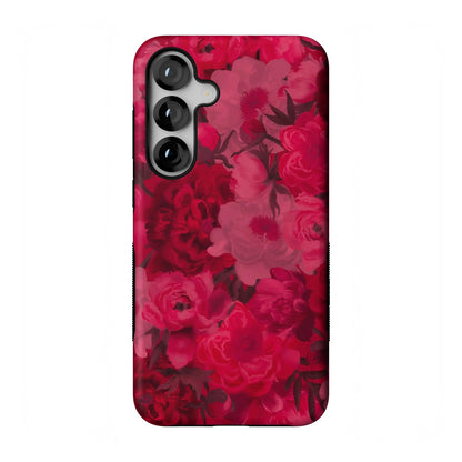 Casely Galaxy S25 Plus Case | Ink & Iris | Vintage Floral | Compatible with MagSafe | Bold Protective Design