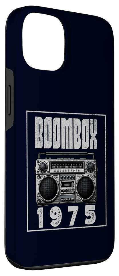 Boombox CD Player Cassette Audio AM FM Radio 1975 Birthday Case for iPhone 13